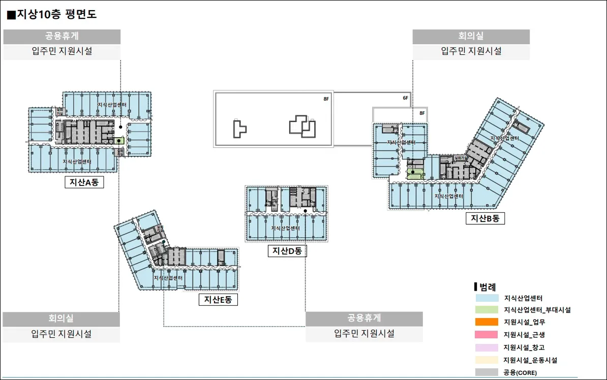 신광교 클라우드시티 지상10층 평면도 이미지