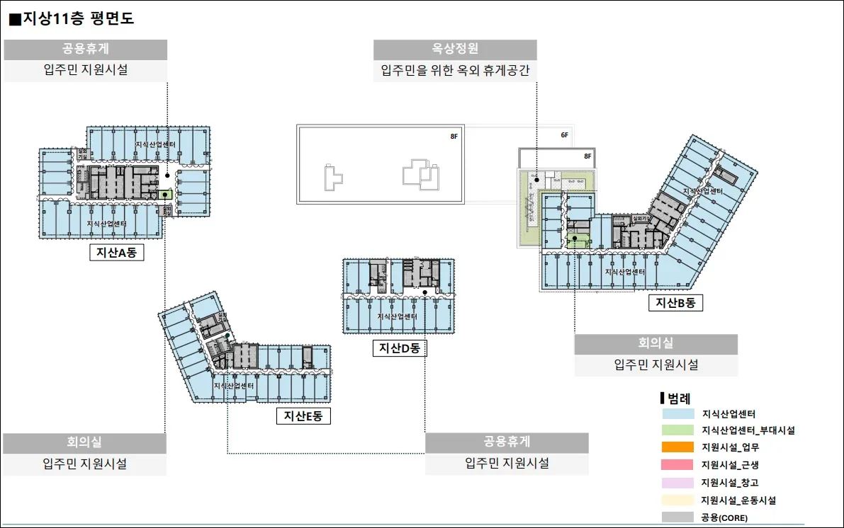 신광교 클라우드시티 지상11층 평면도 이미지