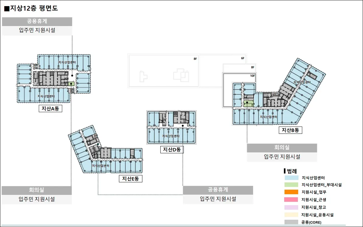 신광교 클라우드시티 지상12층 평면도 이미지