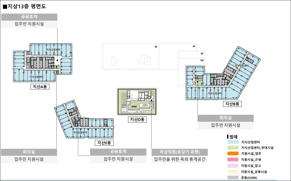 신광교 클라우드시티 지상13층 평면도 이미지