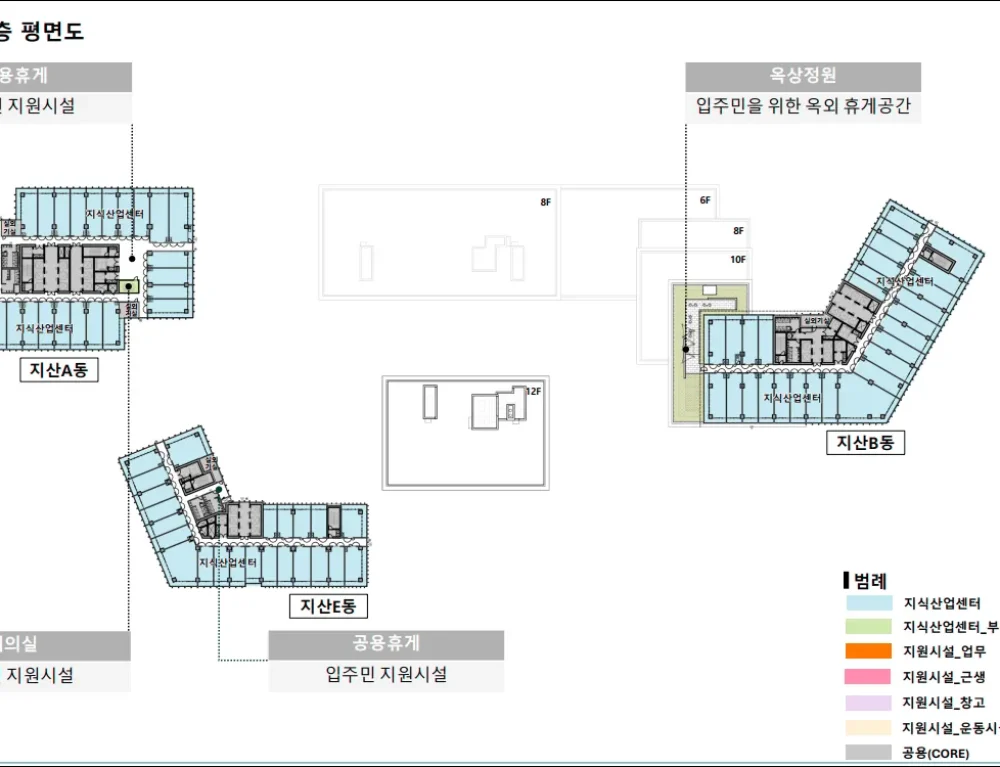 신광교 클라우드시티 지상14층 평면도 이미지