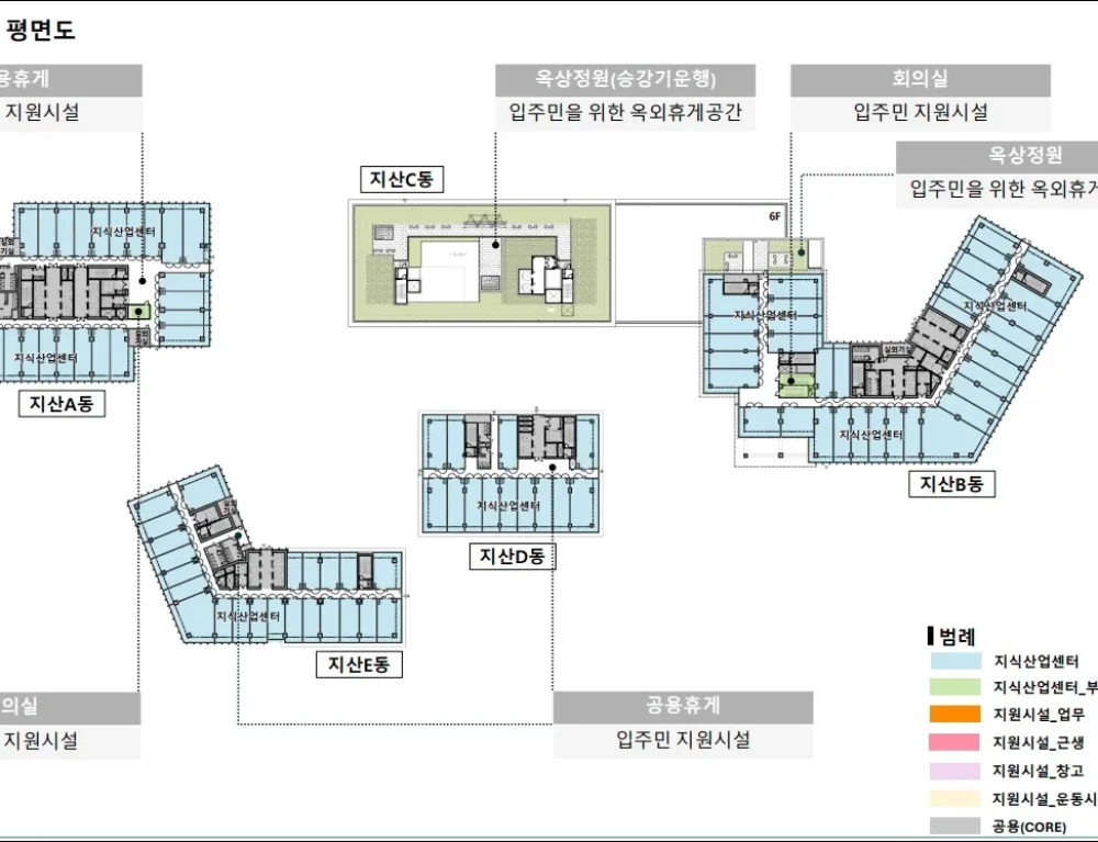 신광교 클라우드시티 지상9층 평면도 이미지